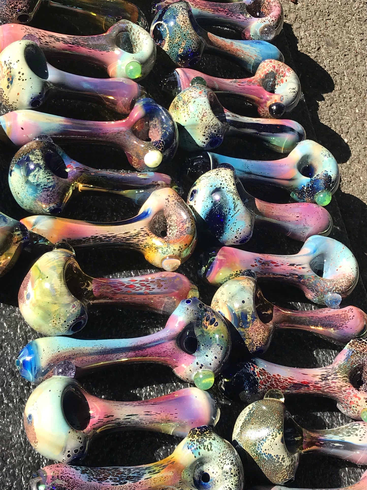 Abstract Cobalt Watercolor