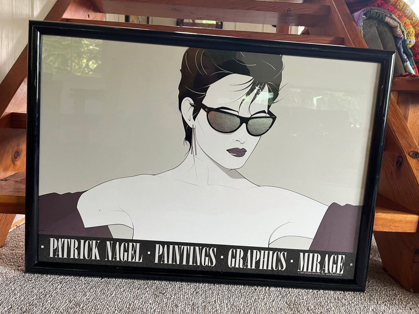 Patrick Nagel’s Mirage with lady foil