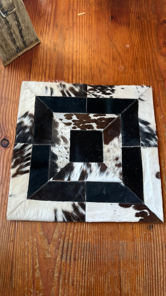 Real cowhide pillow cover