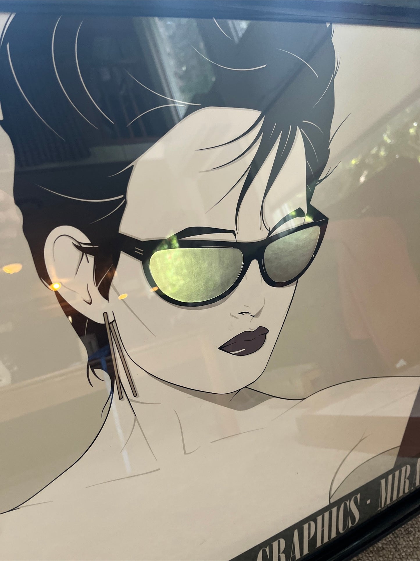 Patrick Nagel’s Mirage with lady foil