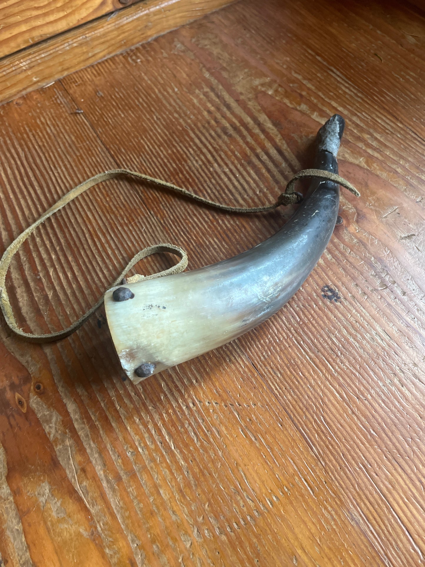 Vintage powder horn